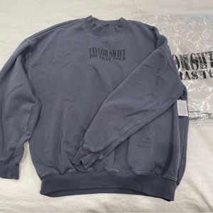 Taylor Swift The Eras Tour Exclusive Blue Crewneck Sweater